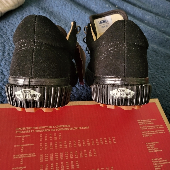 Vans Aubin 35 DC Black Women 5 Authentic Factory Collection VNOA4UULUL1 … - Picture 5 of 7